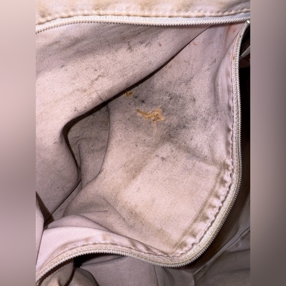 Coach Hampton F13811 White Leather Satchel Handbag Purse-READ - Picture 14 of 16